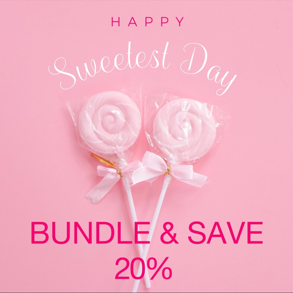 Save 20% when you bundle 2or more items 😍❤️❤️